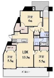 プロスペクト川崎の物件間取画像